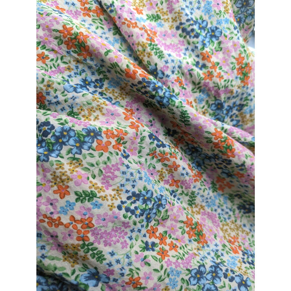 Doen Charleston Cream Ladybird Floral V Neck Midi Dress Small - Picture 7 of 9